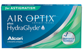 AIR OPTIX® plus HydraGlyde® for Astigmatism